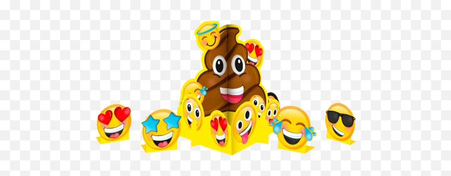 Centro De Mesa Fiesta Emoji - Cartoon,Fiesta Emoji