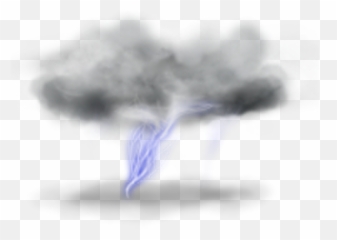 Thunder Cloud Png Picture - Clouds With Lightning Png Emoji,Storm Cloud Emoji
