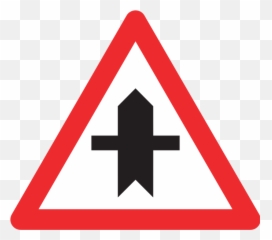 Strasse Ohne Vortritt - Traffic Merges From Left Sign Emoji