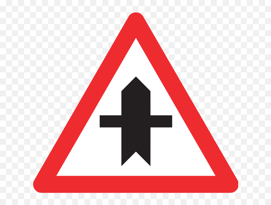 Strasse Ohne Vortritt - Traffic Merges From Left Sign Emoji,What Emoji Signs Mean