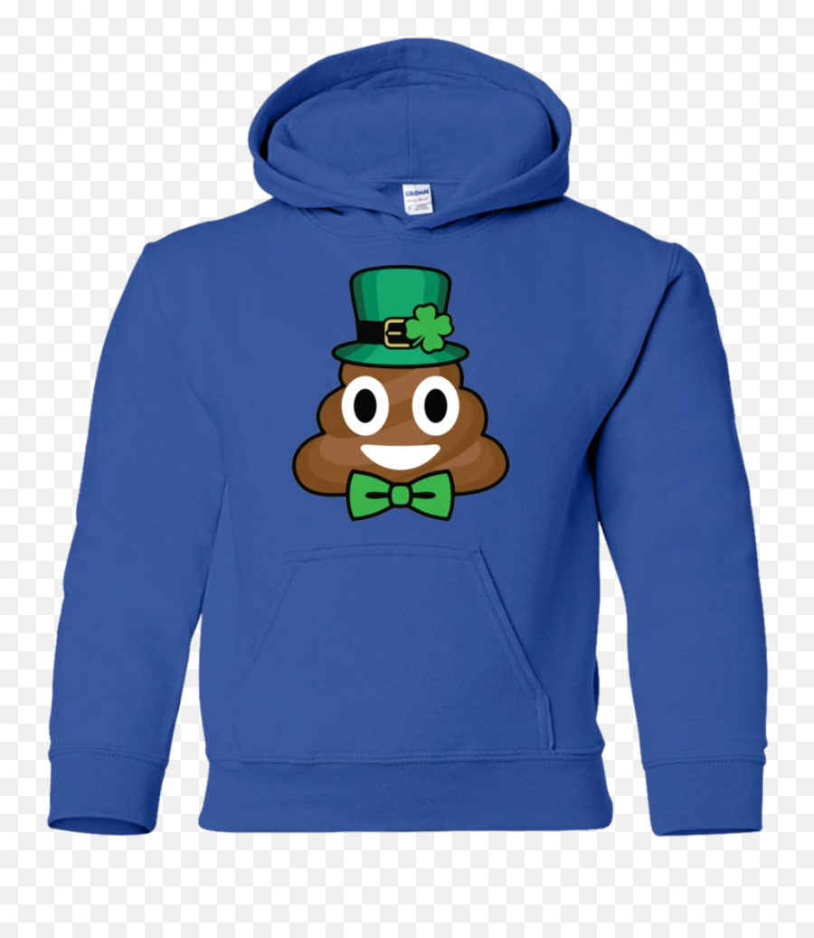 Leprechaun Costume Poop Emoji Funny St - Hoodie,Blue Shirt Emoji