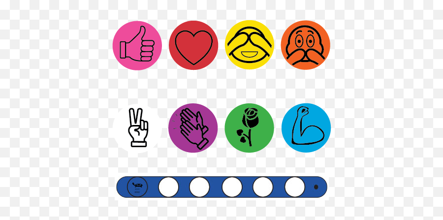 Emoticon Bracelet System - Bracelet Emoji,Emoticon