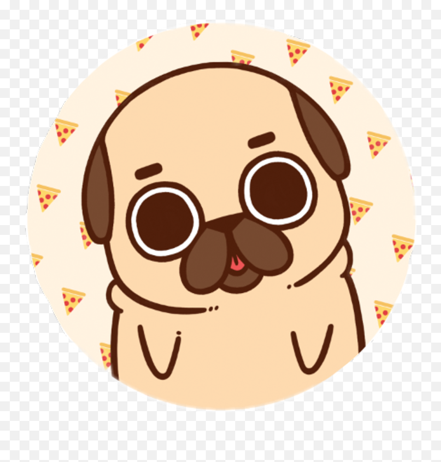 Pug Sticker - Pug Kawaii Png Clipart Full Size Clipart Kawaii Cute Puppy Drawings Emoji,Pug Emoji