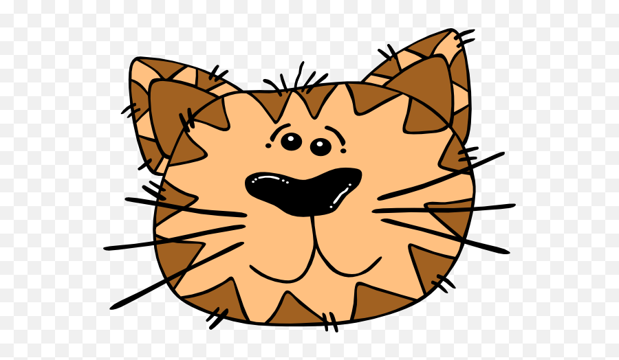 Cartoon Cat Faces - Whisker Clipart Emoji,Cat Faces Emoticons