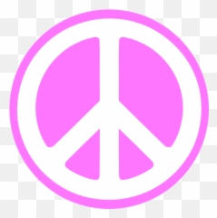 Download Pink Peace Sign Images Png Clipart PNG Free - Transparent White Emoji