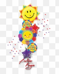 Feel Better Soon Large Bouquet - Cartoon Emoji,Bouquet Of Flowers Emoji