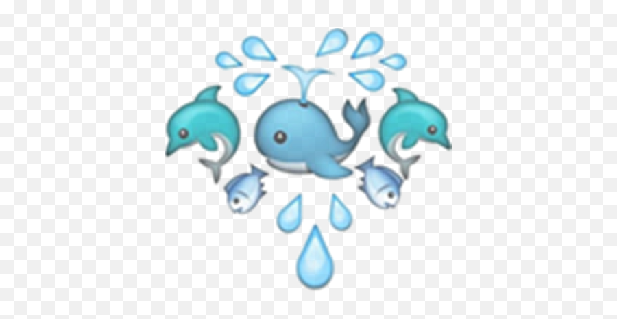 Emoji Edit - Dolphin And Whale Emoji,Whale Emoji