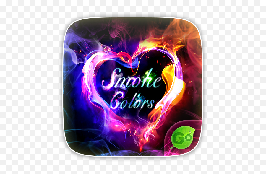 Smoke Colors Go Keyboard Theme - Google Play Imagenes De Corazon De Neon Emoji,T_t Emoji