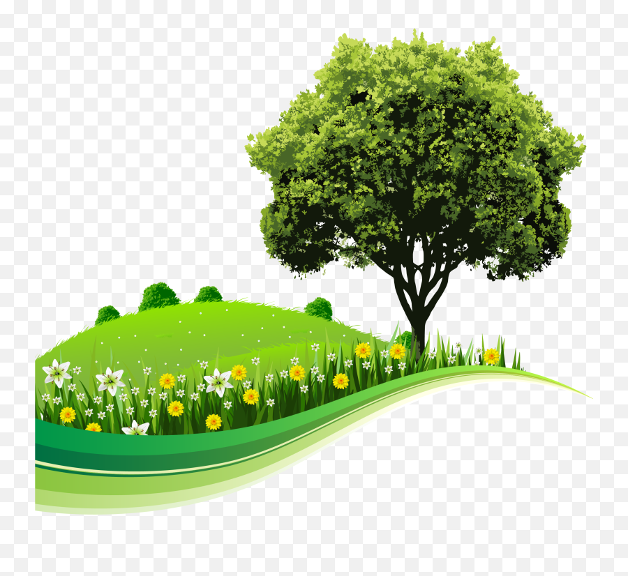 Landscape Nature Clipart Png - Cartoon Nature Background Design Emoji,Emoji Landscapes