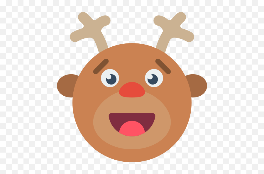 Smiley - Cartoon Emoji,Deer Emojis