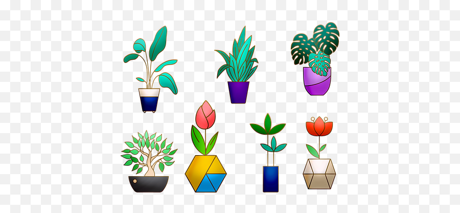 Desert Plants Cactus Illustrations - Kawaii Plants Emoji,Potted Plant Emoji