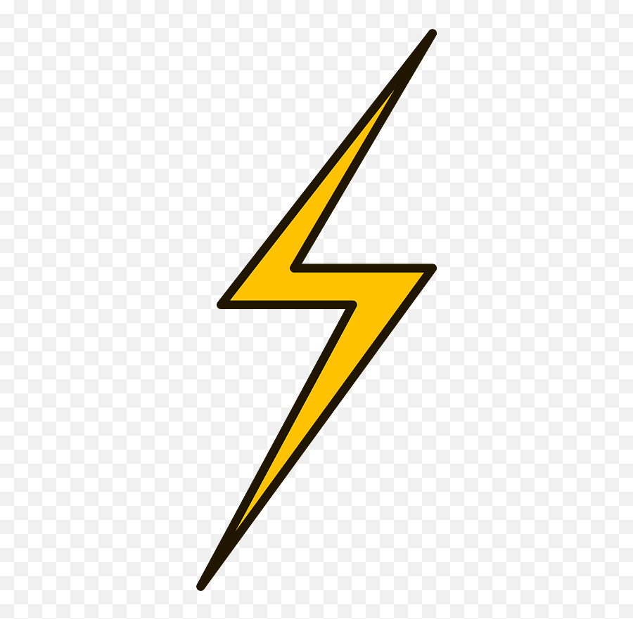 Lightning Clipart - Vertical Emoji,Lightening Emoji
