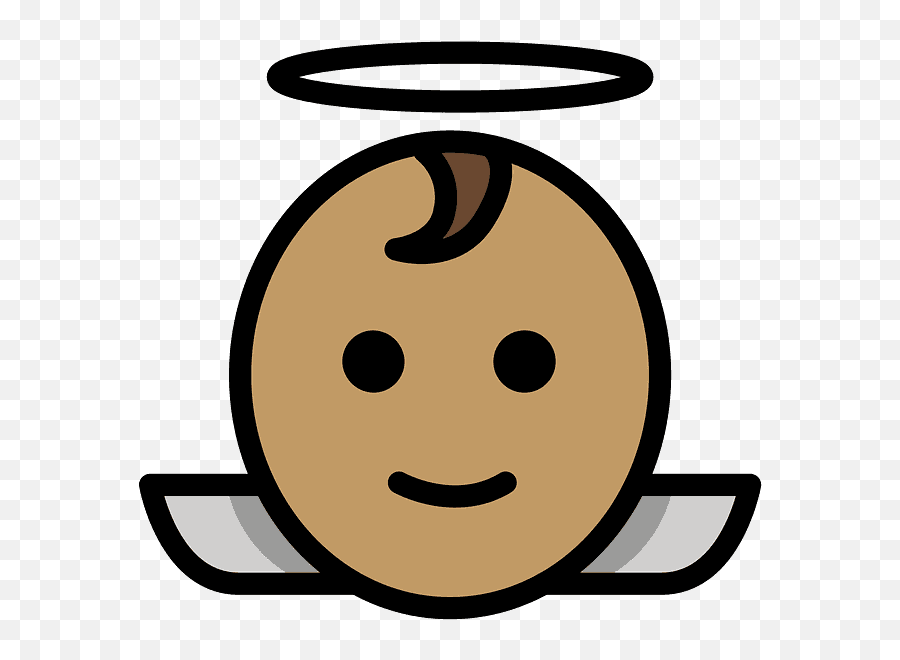 Baby Angel Emoji Clipart Free Download Transparent Png - Emoji,Vampire Emoticon