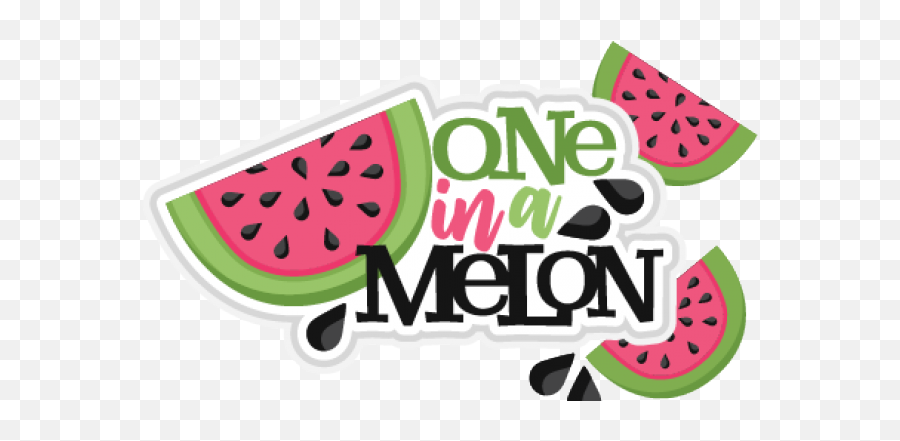 Melon Clipart One - Watermelon Emoji,Watermelon Emoji