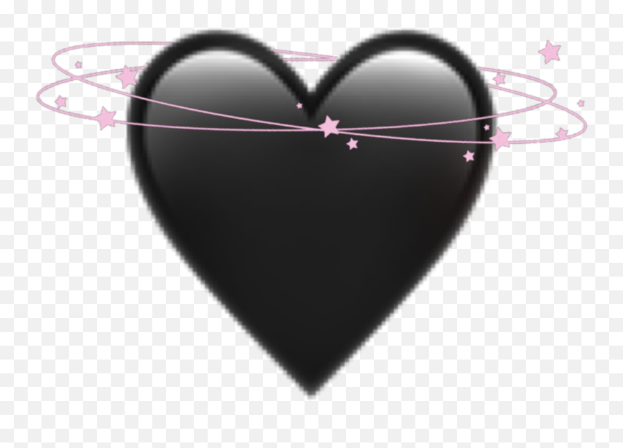 Heart Black Angel Emoji - Heart,Black Angel Emoji
