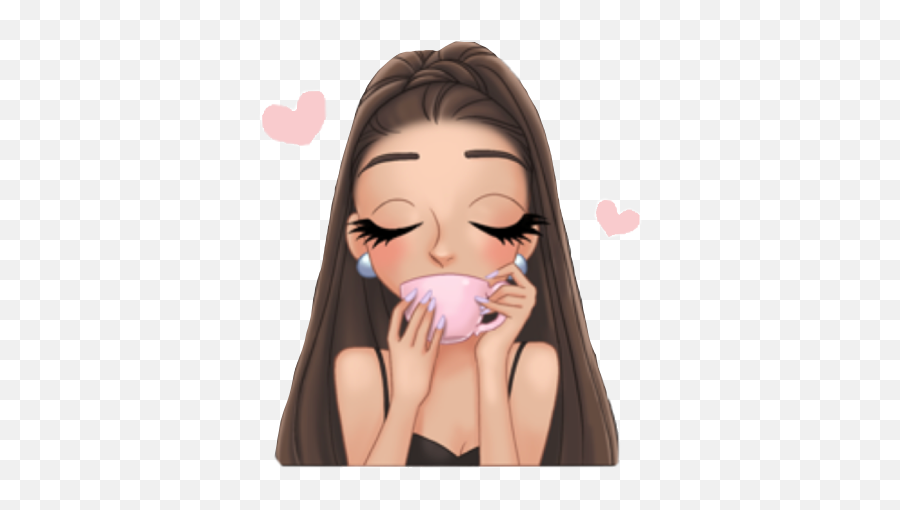 Emoji Lovehearts Millysstickers Ariana - Ariana Grande Emoji Png,Ariana Grande Emojis