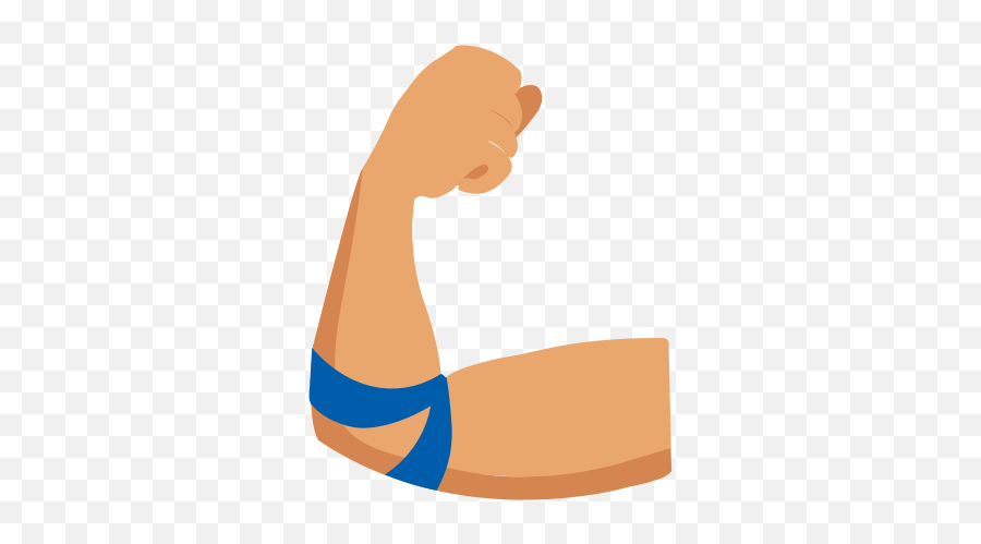 Arm Emoji Png Picture - Blood Donor Emoji,Flexing Arm Emoji