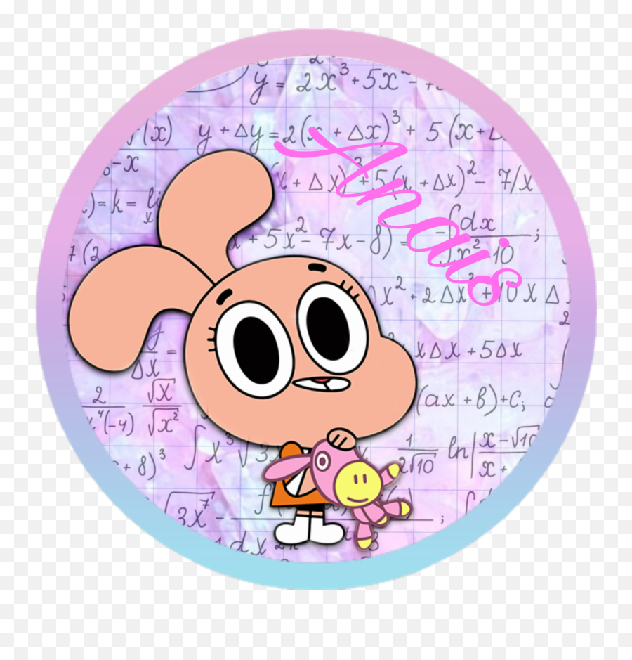 Pink Blue Pastel Anais Gumball - Cartoon Network Cartoon Characters Png Emoji,Bee 4 Clock Emoji