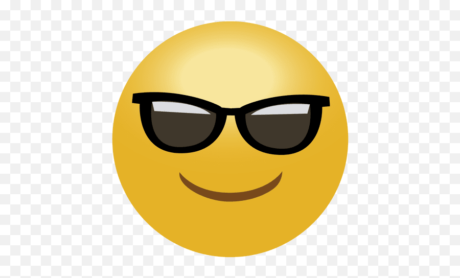 Cool Emoji Emoticon - Cool Emoji Transparent Background,Emoticon