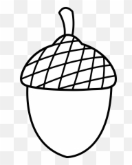 Acorn Black And White Png Free Acorn Black And White - Black And White Nut Emoji,Acorn Emoji
