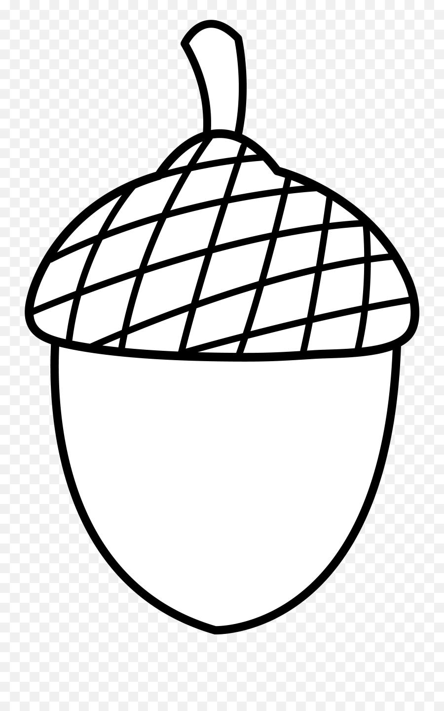 Acorn Black And White Png Free Acorn Black And White - Black And White Nut Emoji,Acorn Emoji