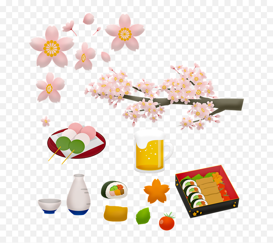 Japanese Food Sushi Beer - Clip Art Emoji,Japanese Text Emojis