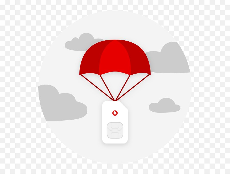 Vodafonelu Ol Kazan - Circle Emoji,Parachute Emoji