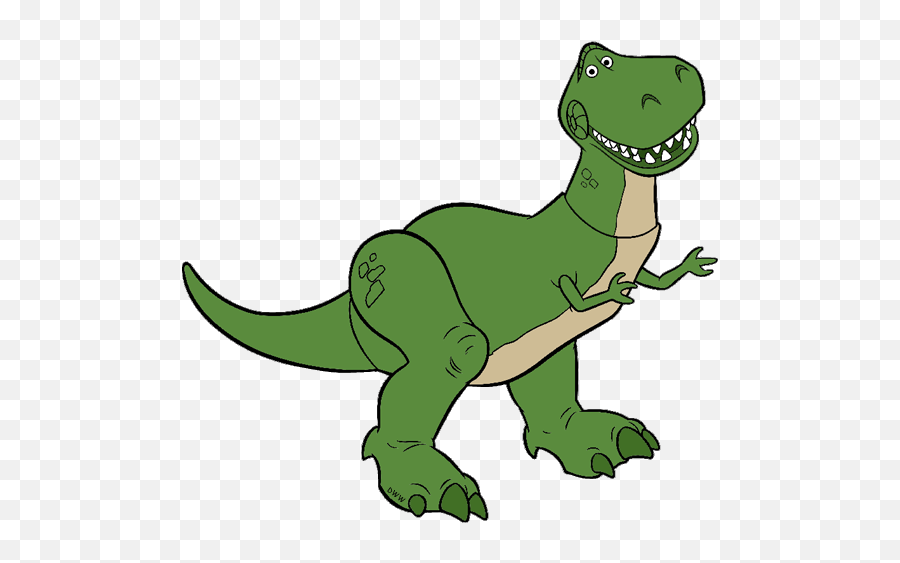 T Rex Toy Story Clipart - Rex Toy Story Clip Art Emoji,T-rex Emoji