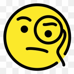 Face With Monocle - Smiley Emoji,Emoticon Meanings
