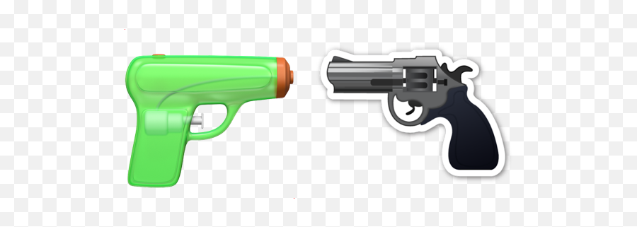 Apple Replacing Pistol Emoji With Squirt - Transparent Background Gun Emoji,Gun Emoji