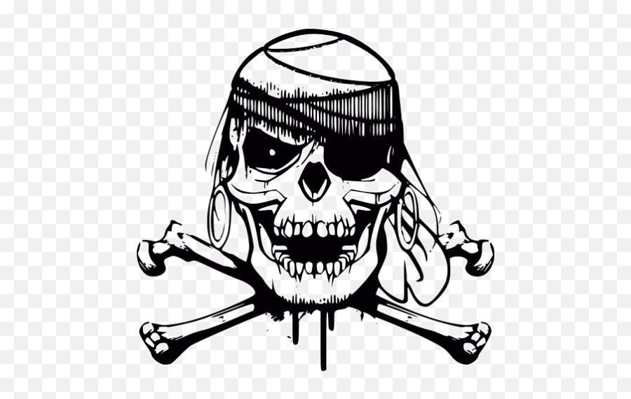 Skulls Transparent Pirate Picture - Skull And Crossbones Emoji,Jolly Roger Emoji