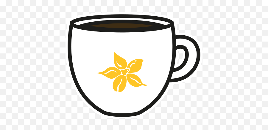 Good Morning Mug Sticker By Coffee Island Cyprus - Coffee Coffee Island Emoji,Cup Of Coffee Emoji