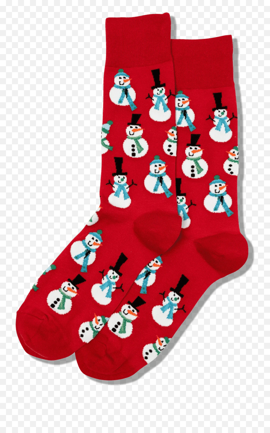 Menu0027s Snowmen Crew Socks - Red Sock Emoji,Emoji Snowman