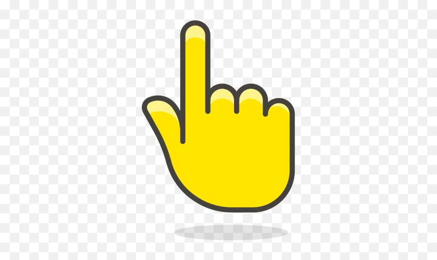 Backhand Index Pointing Up Free Icon Of 780 Free Vector Emoji,Emoji Hand Pointing Right