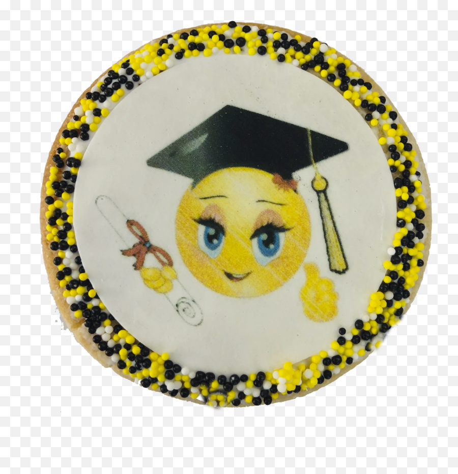 Graduation Emoji Sugar Cookies With Sprinkles U2013 Www - Gefeliciteerd Je Bent Afgestudeerd,Emoji For Doctor