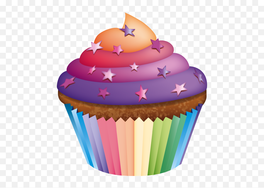 Emoji - Rainbow Cupcake Drawing,Rainbow Emoji Png