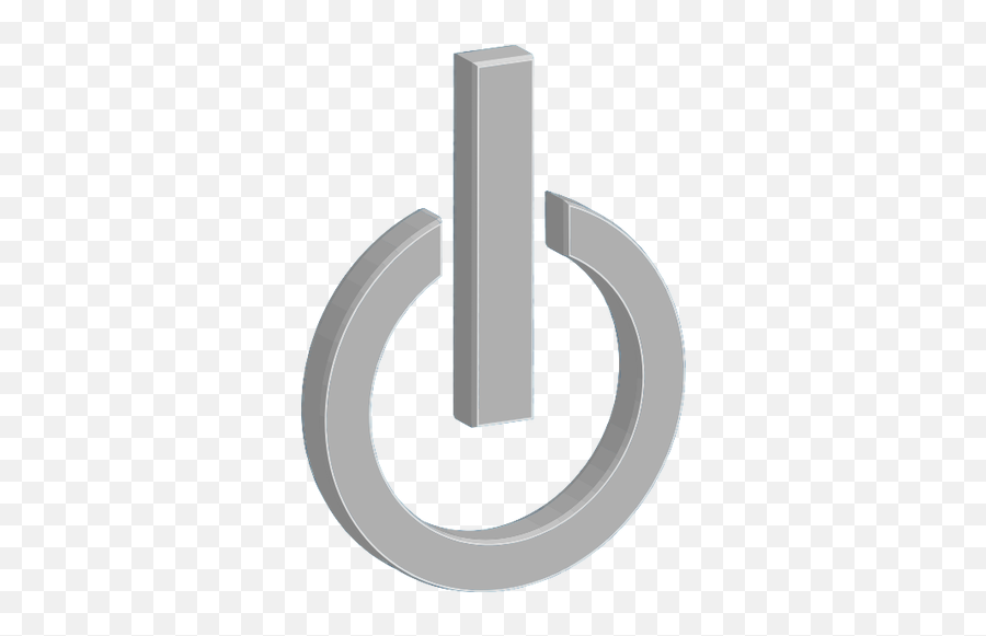 Power Button Symbol - Power Button 3d Emoji,Power Ranger Emoji