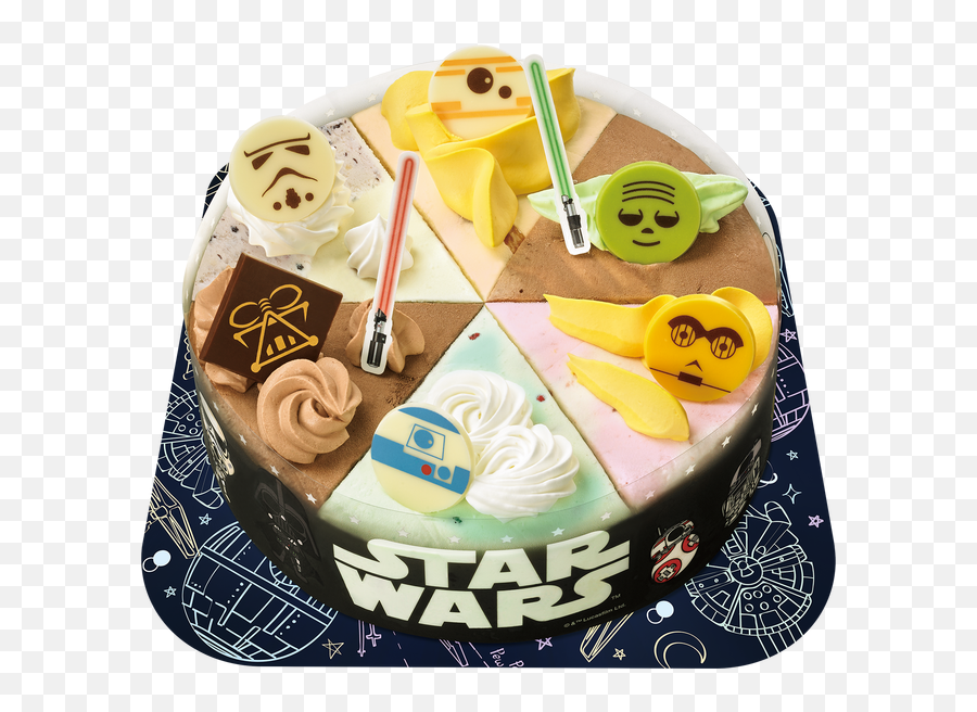Popular Star Wars Characters Interpreted As Ice Cream - Baskin Robbins Ice Cream Cakes Birthday Emoji,Star Wars Emoji Keyboard