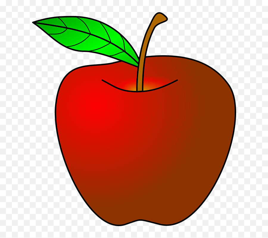 Jablko Ervená Ovocie - Red Apple Clipart Emoji,List Of Apple Emojis