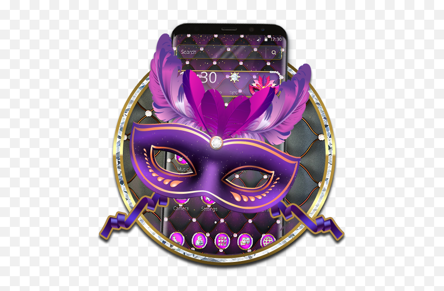 Download Carnival Mask Theme Free For Android - Carnival Masquerade Ball Emoji,Carnival Emoji 2