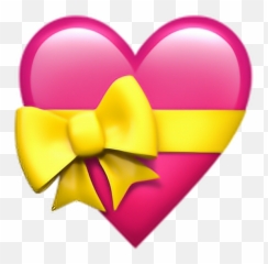 Is Dis A Gift Heart Hahahahaha - Pink Emoji Png