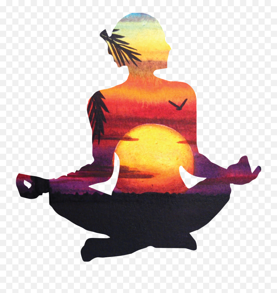 Meditation Clipart Soothing - Yoga And Meditation Poster Emoji,Meditating Emoji