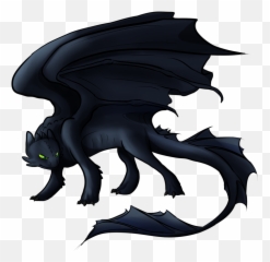 Night Fury Png - Dibujos Del Dragon Furia Nocturna Emoji,New Year Emotions