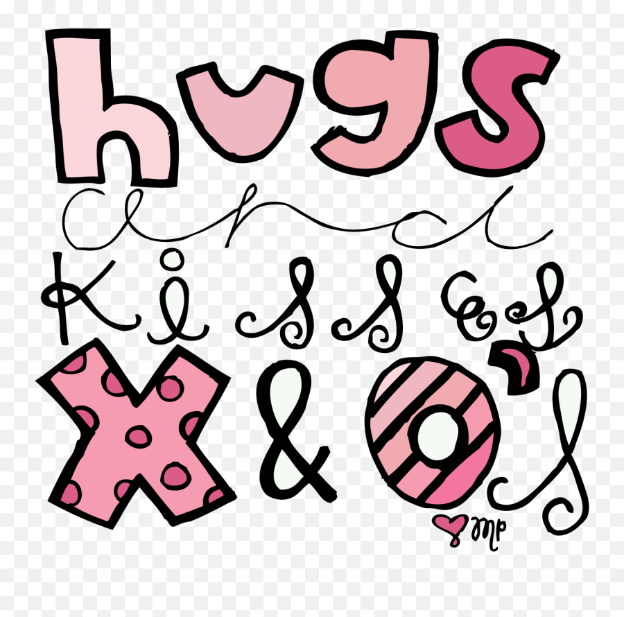 Free Xoxo Cliparts Download Free Clip - Hugs And Kisses Clip Art Emoji,Hug Emoticon Text