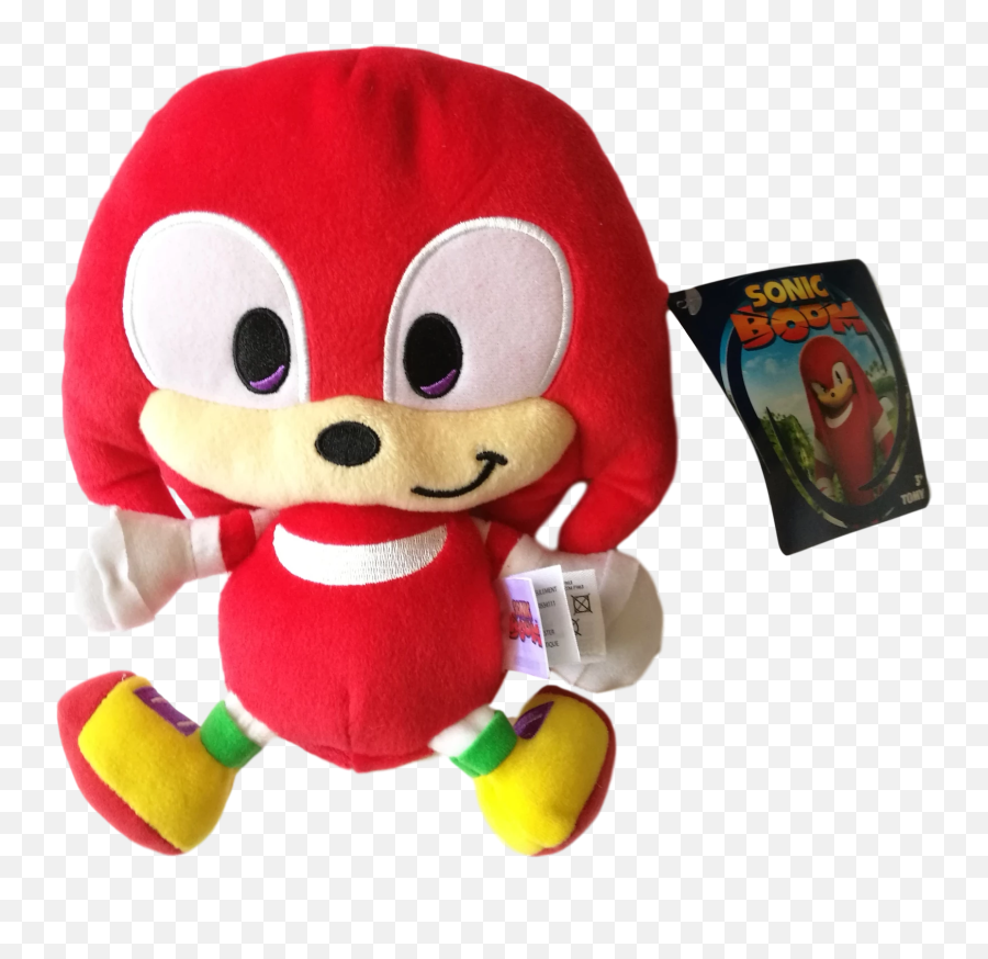 Official Sonic Boom Happy Knuckles Emoji Plush,Boom Emoji