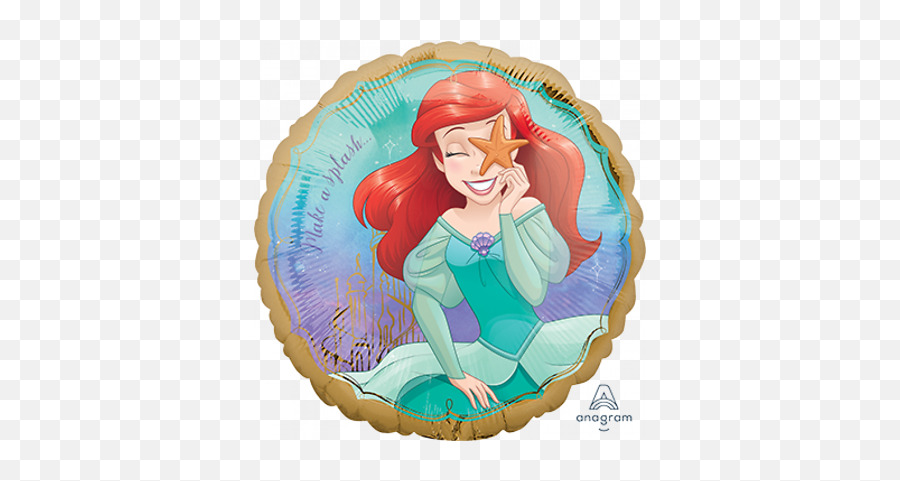 Ariel The Little Mermaid Once Upon A - Disney Princess Ariel Plate Emoji,Little Mermaid Emoji