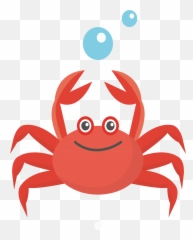 Seafood Drawing Tiny Crab Transparent - Cartoon Crab Png Emoji,Seafood Emoji