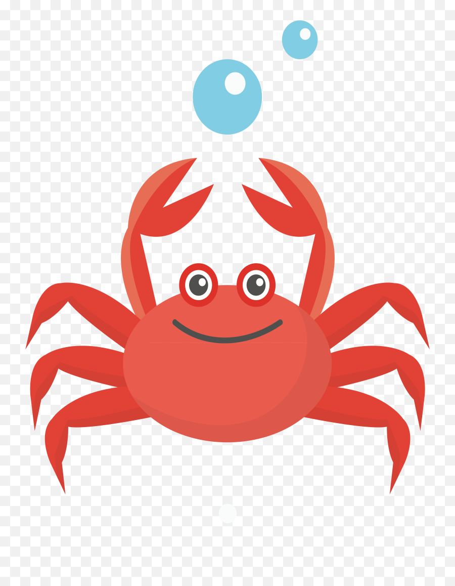 Seafood Drawing Tiny Crab Transparent - Cartoon Crab Png Emoji,Seafood Emoji