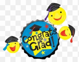 Giant Graduation Smiley Faces Balloon Emoji,Giant Emoticon