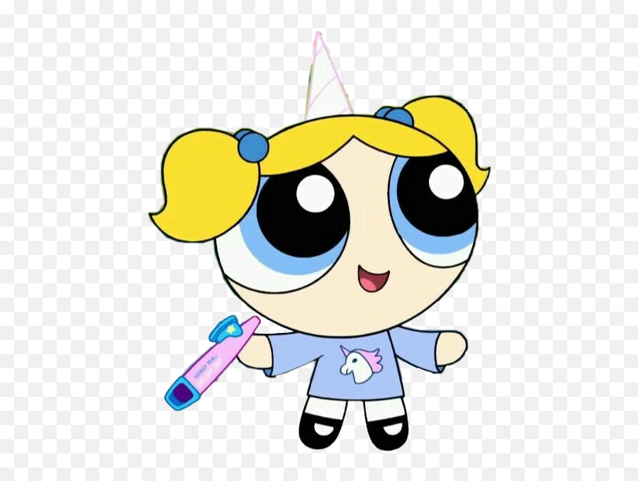 Bubbles Powerpuff Girls Powerpuffgirls - Cartoon Emoji,Kazoo Emoji